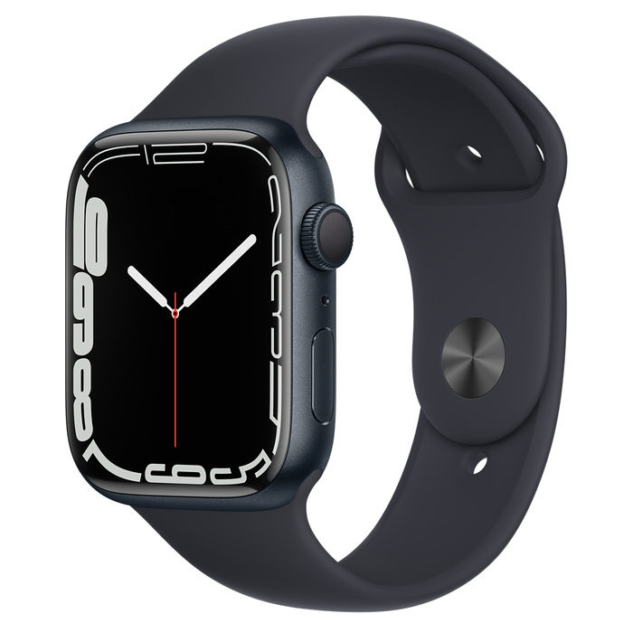 Apple Watch Series 7 Aluminum GPS 45MM Midnight Sport Band