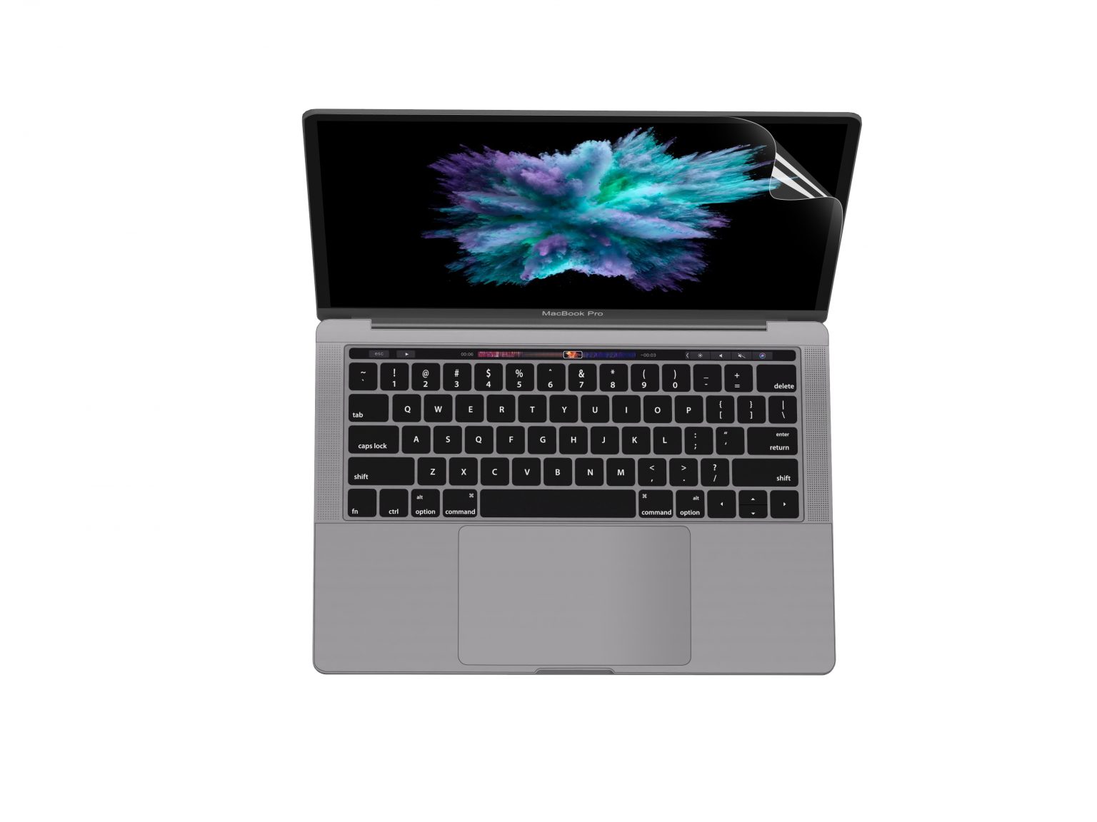 DÁN 3M INNOSTYLE (USA) DIAMOND GUARD 6-IN-1 SKIN SET FOR MACBOOK PRO 13″ M1/M2 (SPACE GRAY, SILVER)