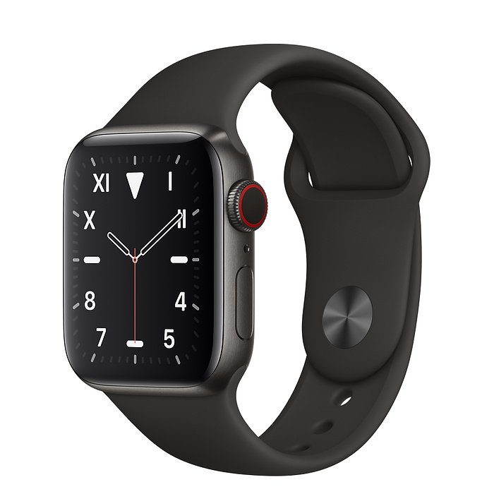 apple watch 6 space black titanium
