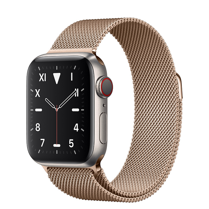 40mm gold milanese loop