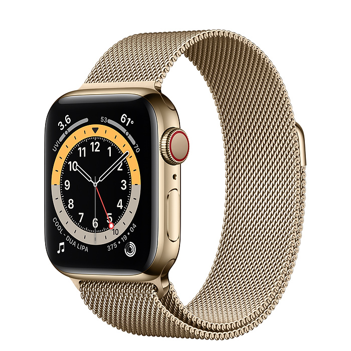 40mm gold milanese loop
